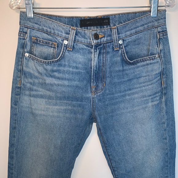 Veronica Beard Benzi Girlfriend Jean Mid Rise Beacon Ranch Blue 25 - Picture 13 of 15